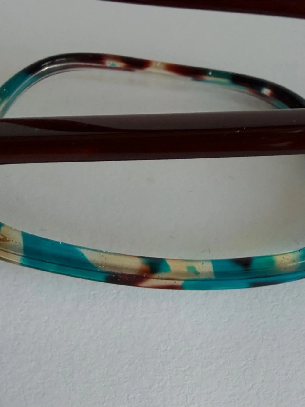 Lilly Pulitzer Prescription Eyeglasses Teal Tortoise Shell Frames + Case